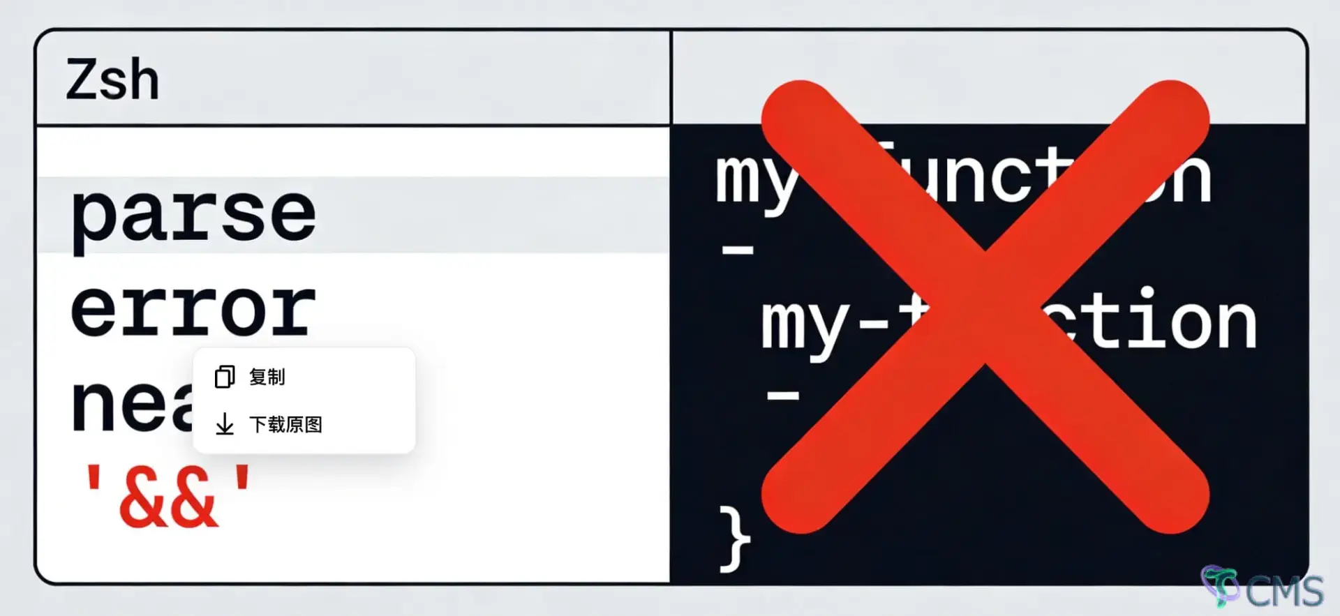 macOS Zsh 函数命名陷阱：连字符引发的解析错误深度解析