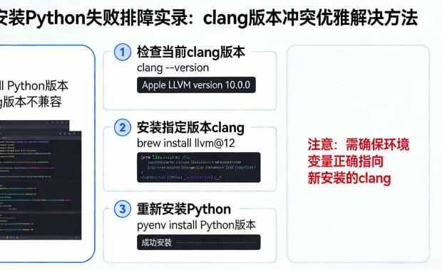 一次 pyenv 安装 Python 失败的排障实录：clang 版本冲突优雅解决方法