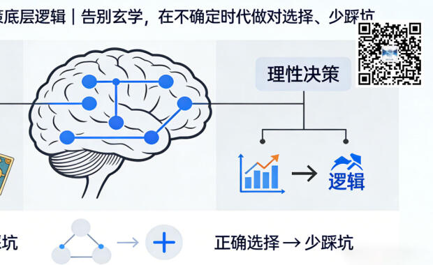 【底层逻辑观察笔记09】普通人的决策底层逻辑｜告别玄学，在不确定时代做对选择、少踩坑